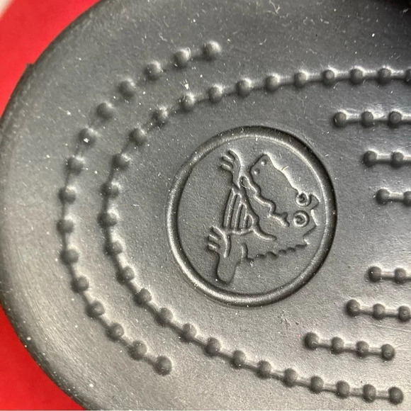 CROCS Sz 10 studded Front Post Platform Thing Style Slip On Sandals - Picture 5 of 12